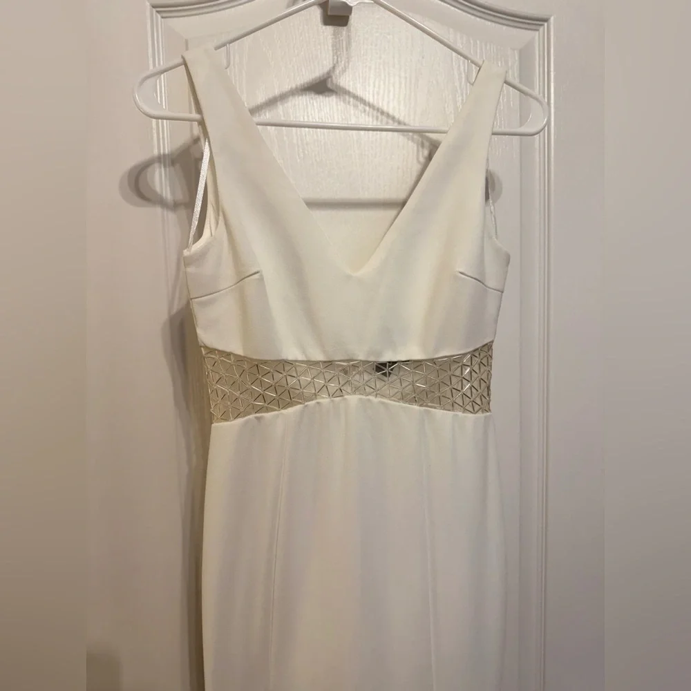 Lulu's White Lace Detail Maxi Dress - Picture 3 of 8